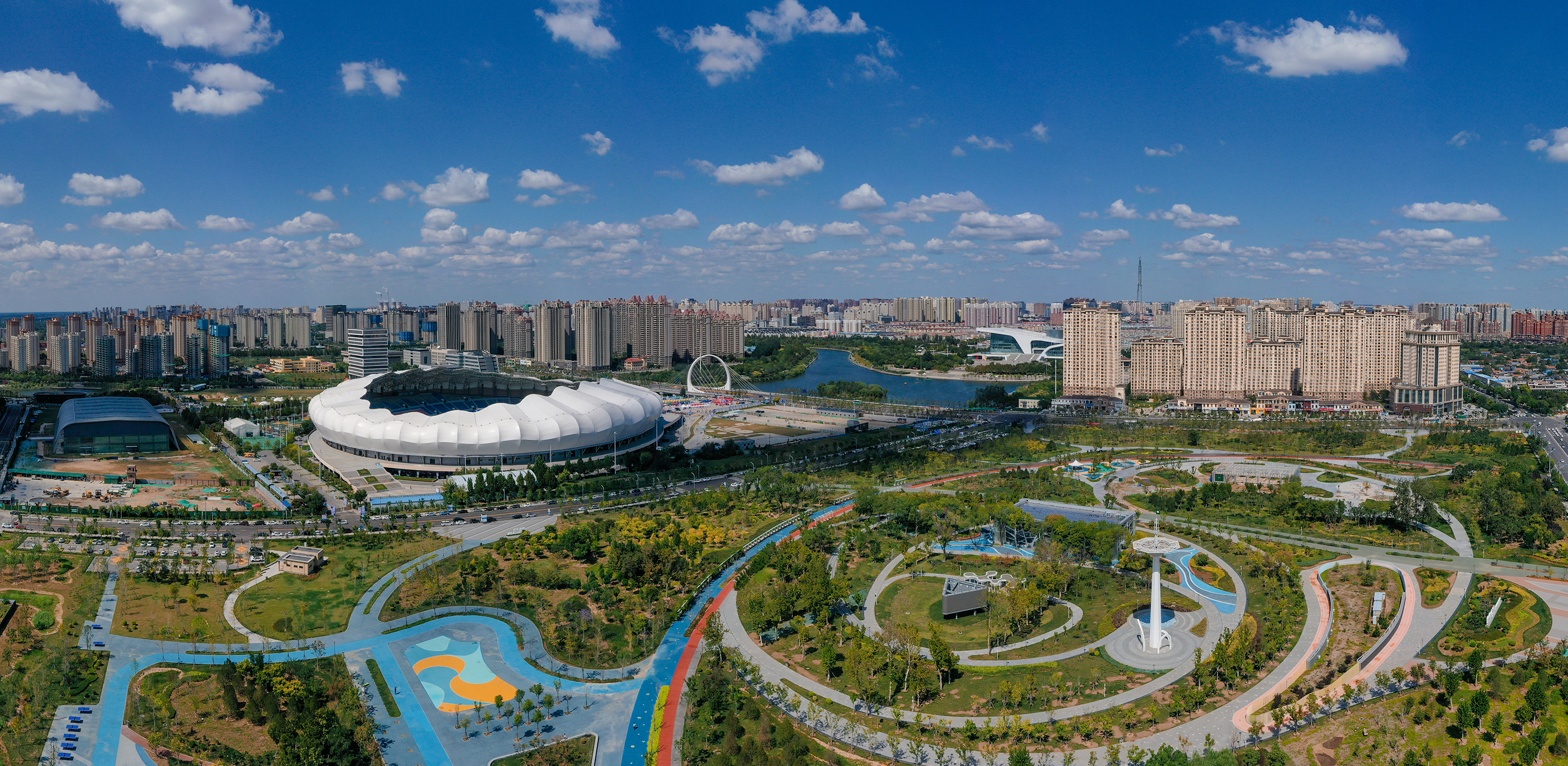 聚焦2024年衡水市政府20项民生实事项目 :奥体公园建成开放